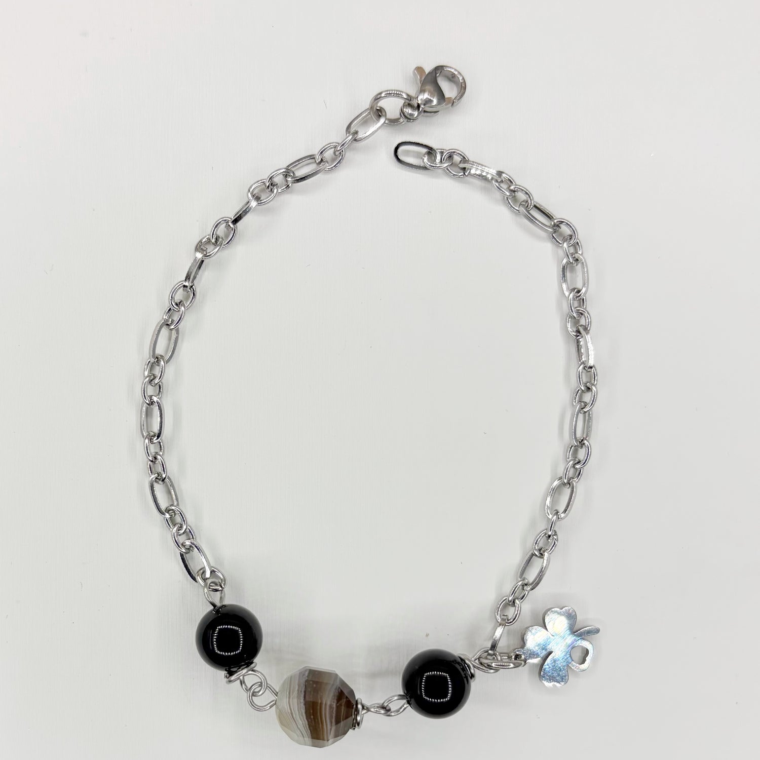 ONICE NERA SEGNI ZODIACALI - Bracciale Regolabile In Acciaio Inossidab E Pietre Naturali Da 8 Mm 536062 ONICE NERA SEGNI ZODIACALI - Bracciale Regolabile In Acciaio Inossidab E Pietre Naturali Da 8 Mm 536062