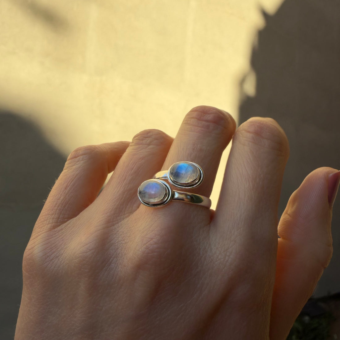 Anello Double Labradorite - Argento 925