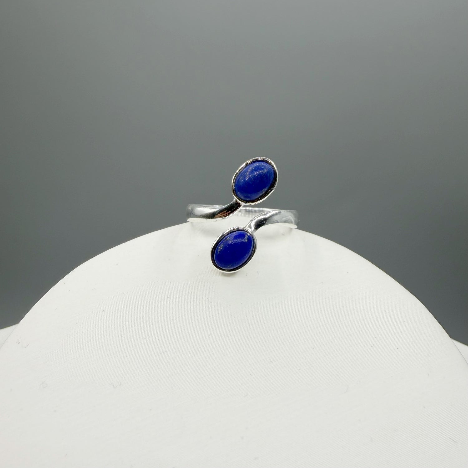 Anello Lapislazzuli Double - Argento 925