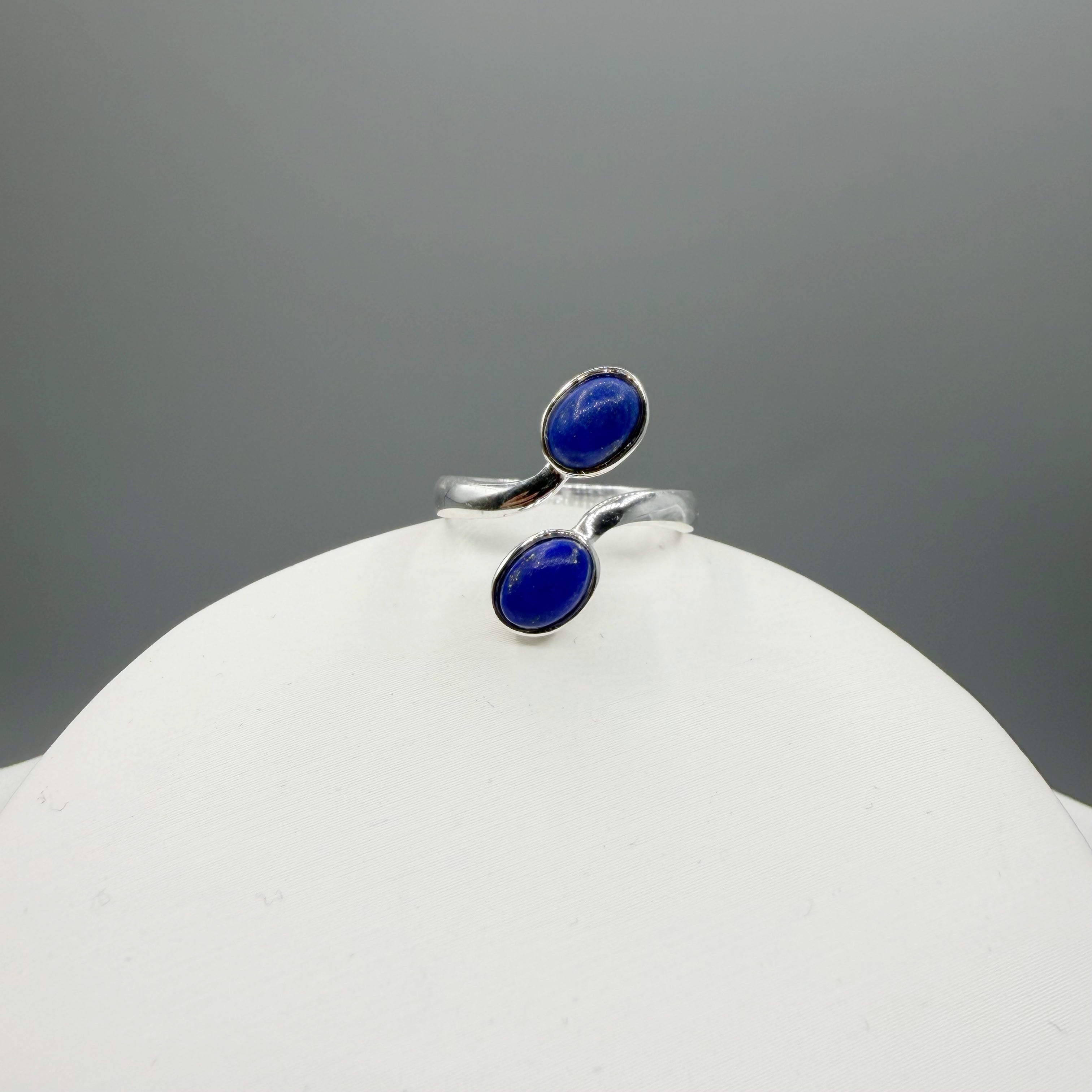 Anello Lapislazzuli Double - Argento 925