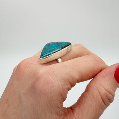 Anello Shattuckite e Argento 925