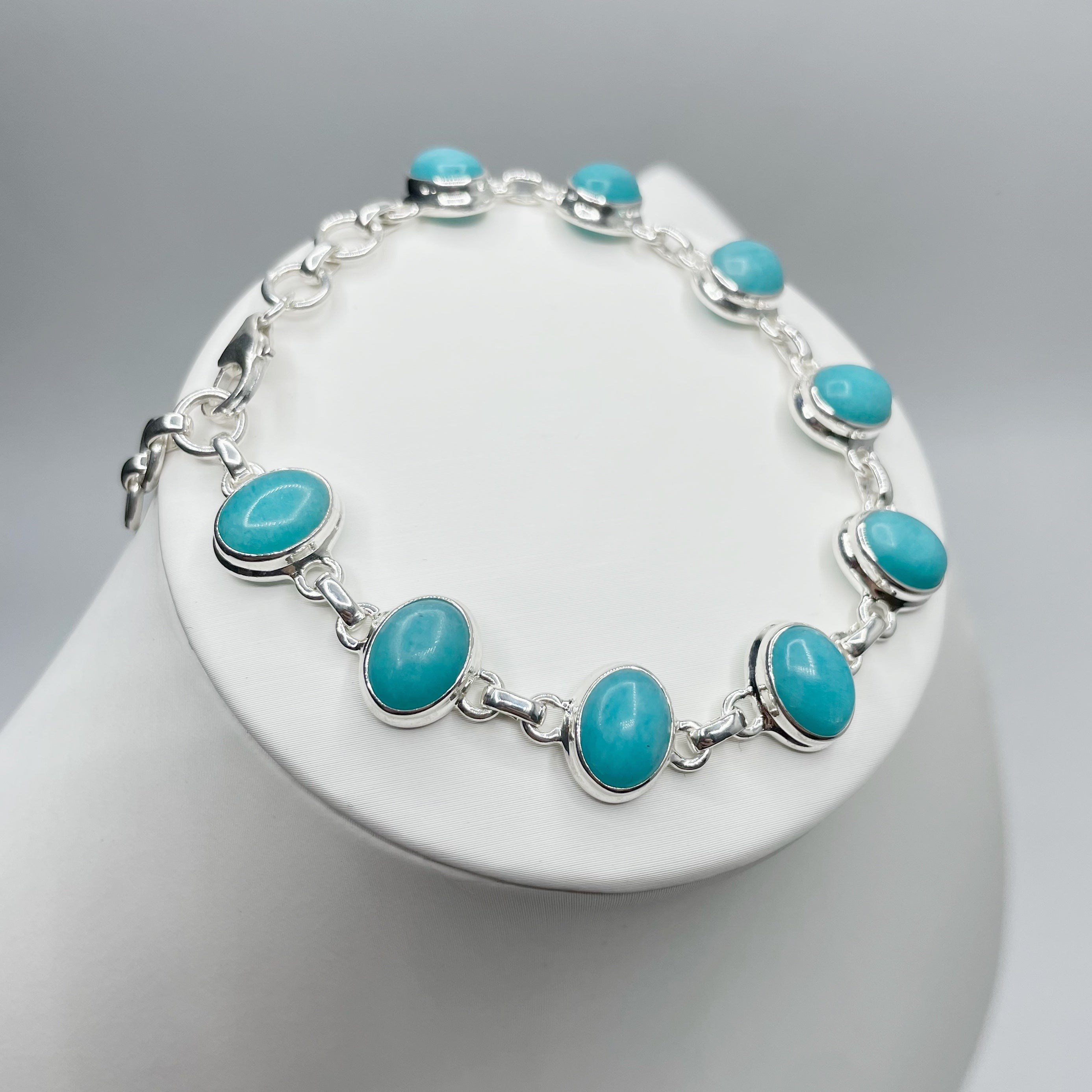 Bracciale Amazzonite e Argento 925