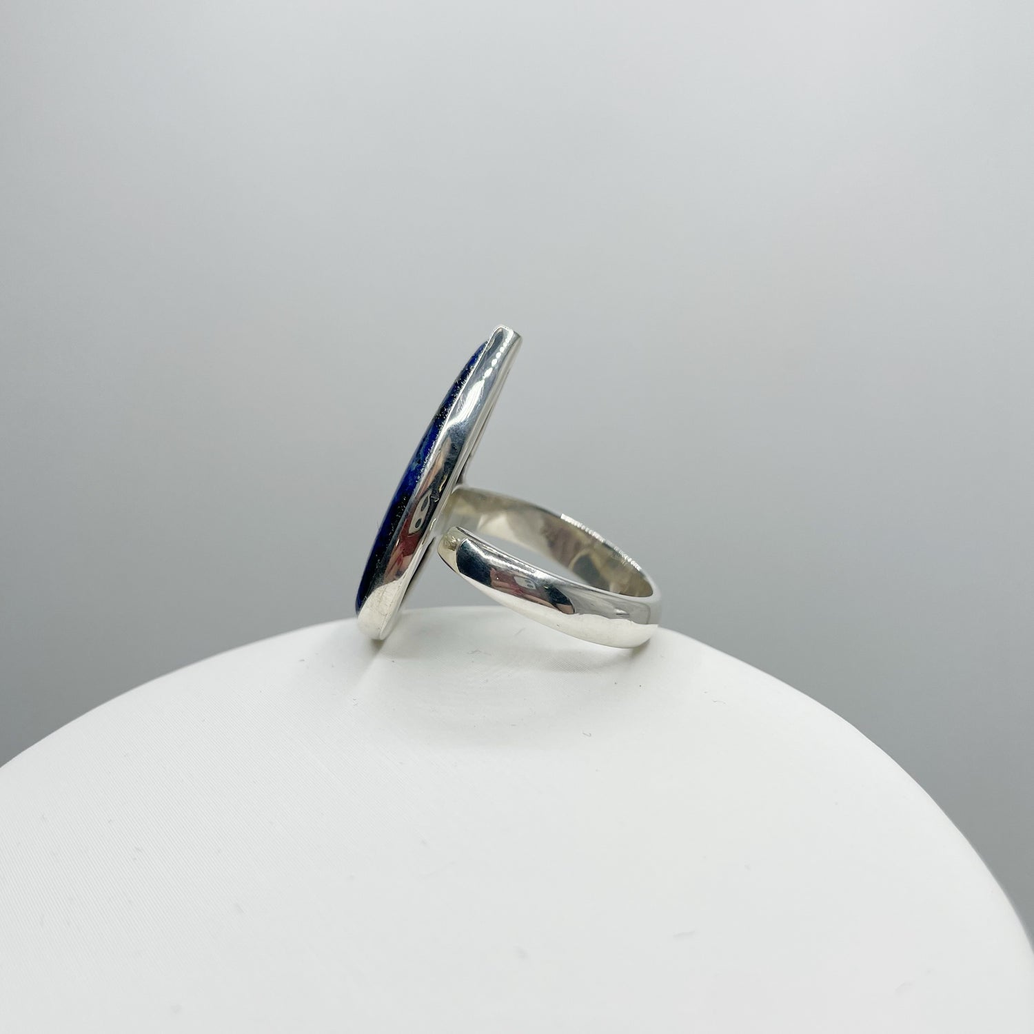 Anello Lapislazzuli a Goccia - Argento 925