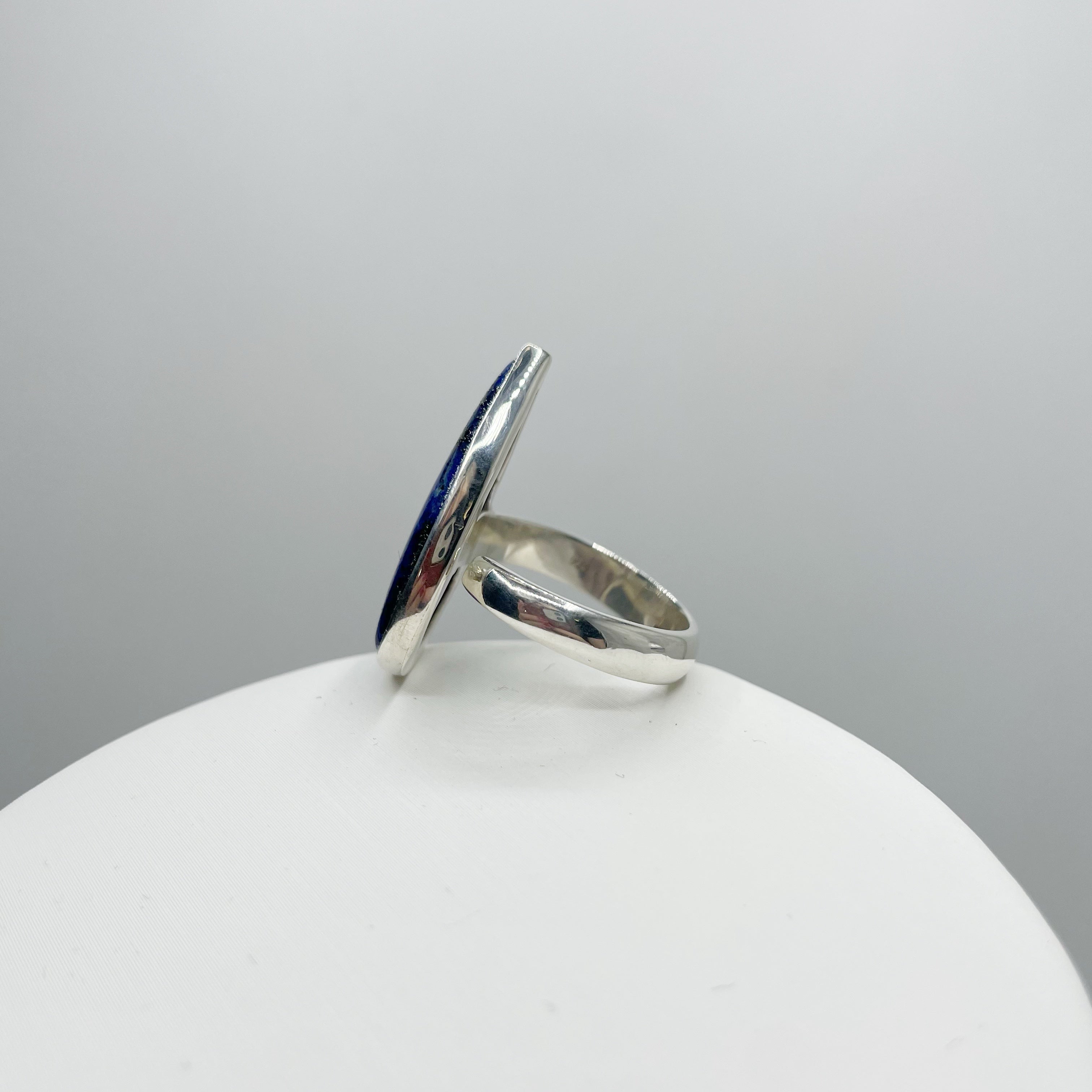 Anello Lapislazzuli a Goccia - Argento 925