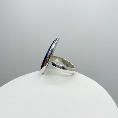Anello Lapislazzuli a Goccia - Argento 925