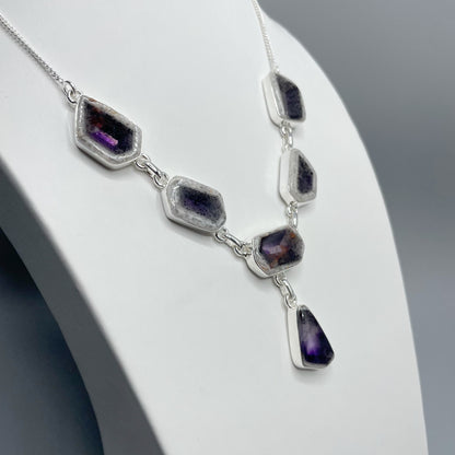 Collana Auralite 23 e Ametista -  Argento 925