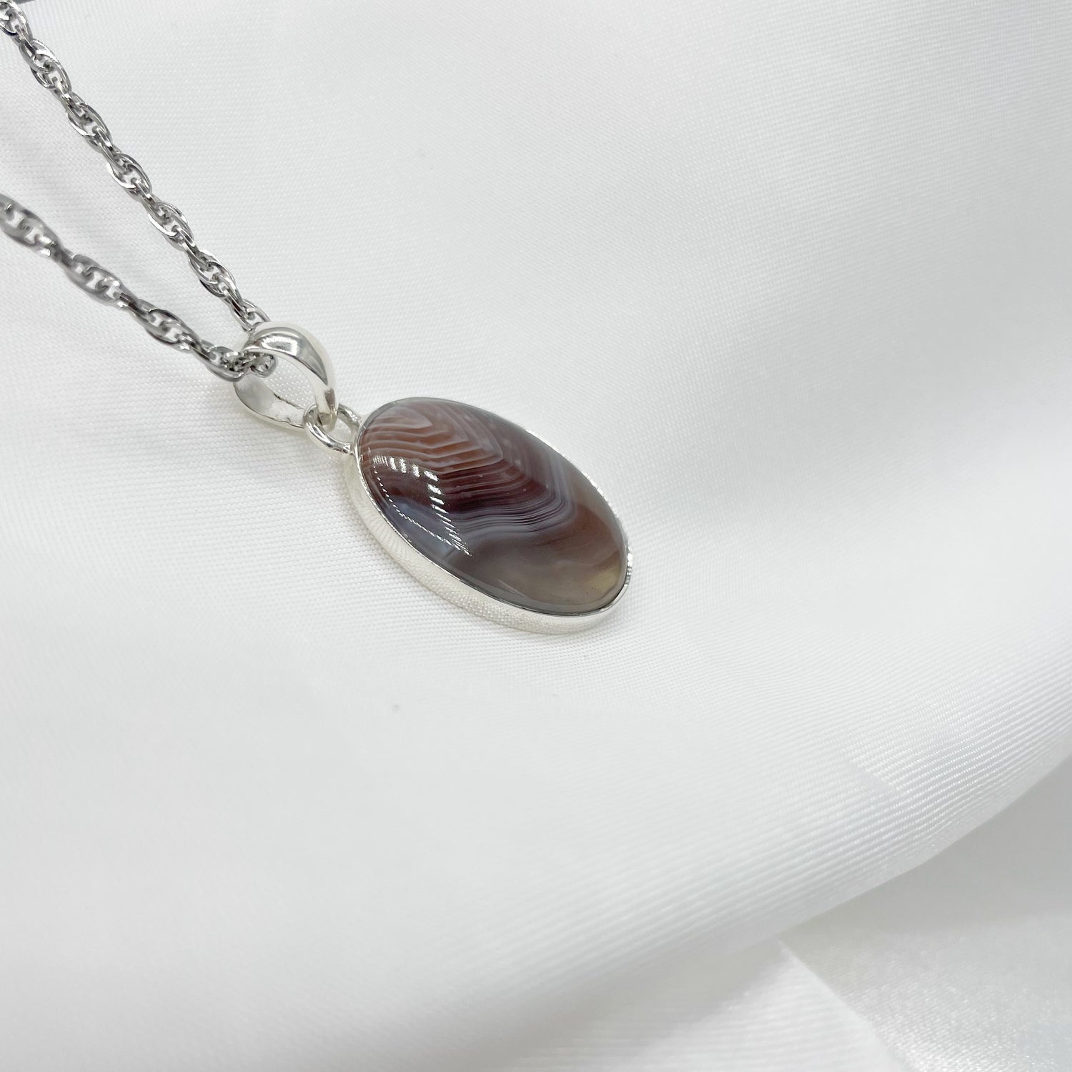 Ciondolo Occhio di Shiva Ovale - Argento 925