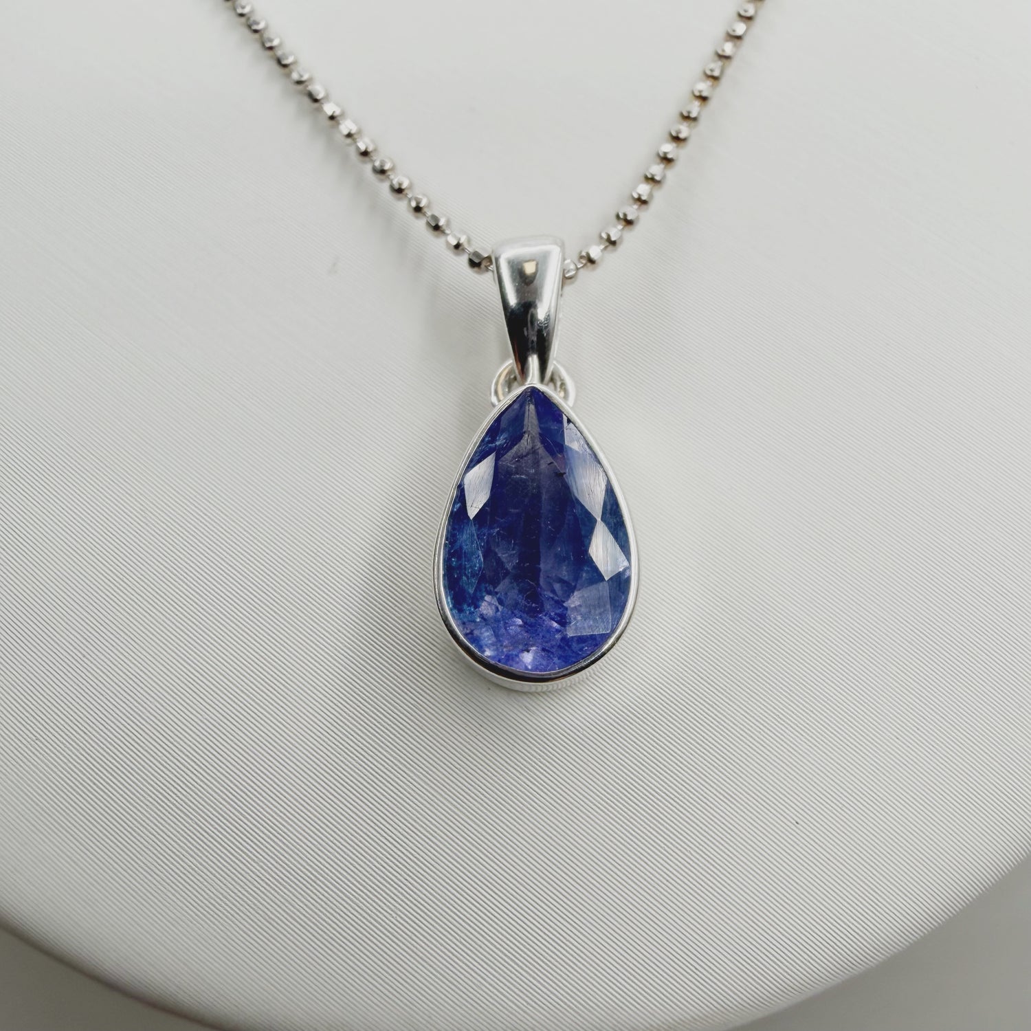 Ciondolo Tanzanite Argento 925 - a Goccia