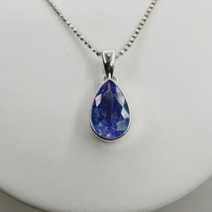 Ciondolo Tanzanite Argento 925 - a Goccia