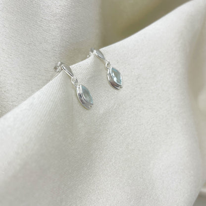 Orecchini Acquamarina - Argento 925