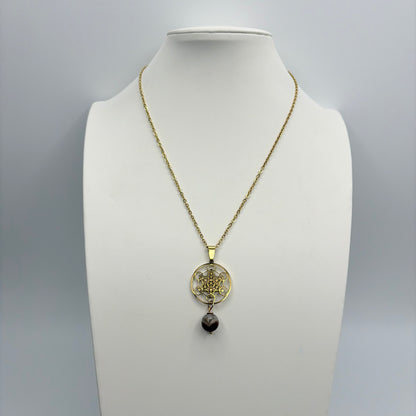 Collana Occhio di Shiva e Cubo di Metatron - GOLD
