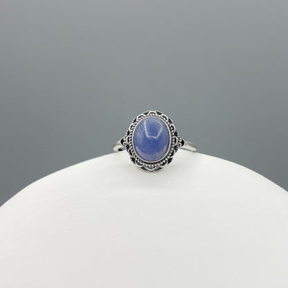 Anello Tanzanite e Argento 925 - Vintage