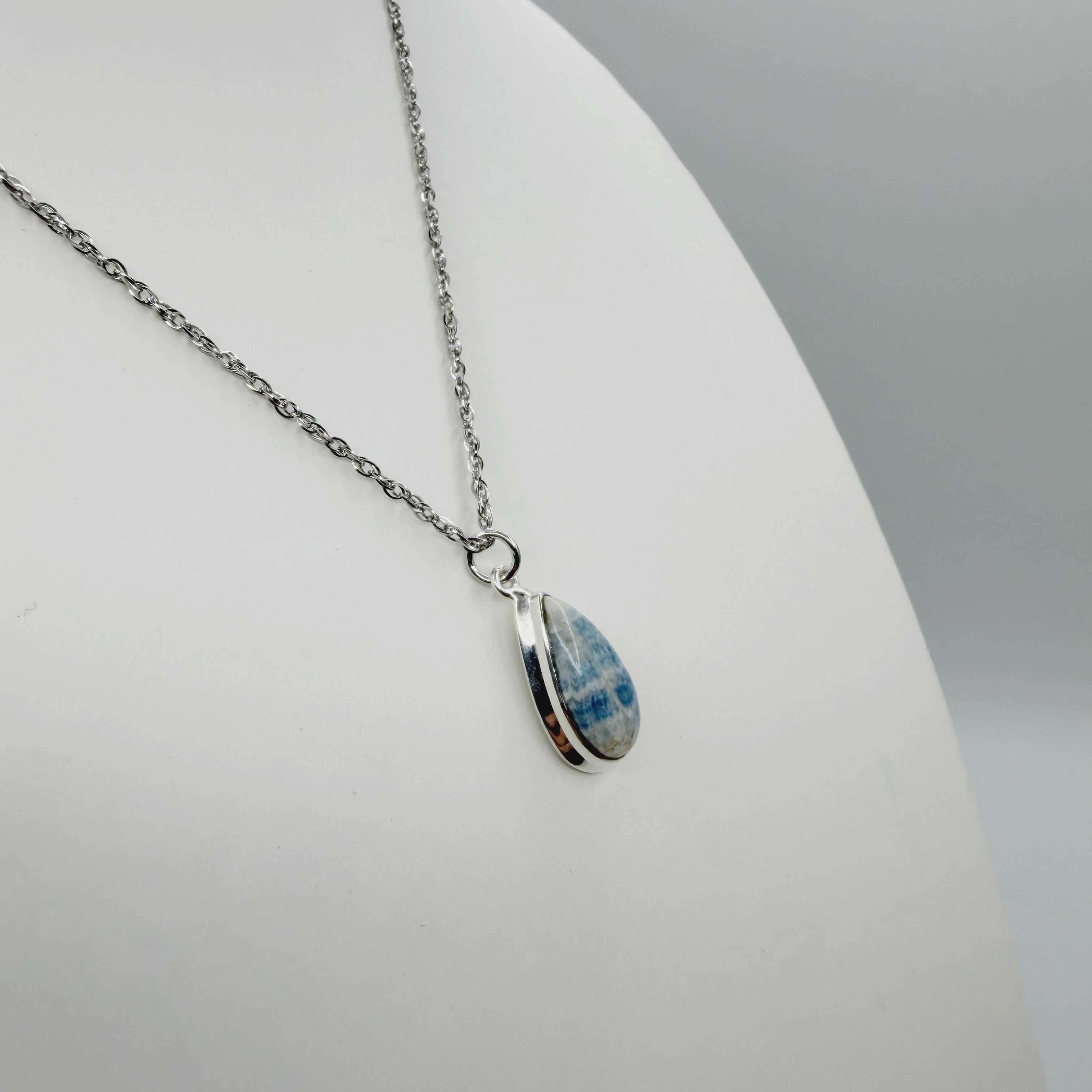 Ciondolo Scheelite Argento 925 - a Goccia