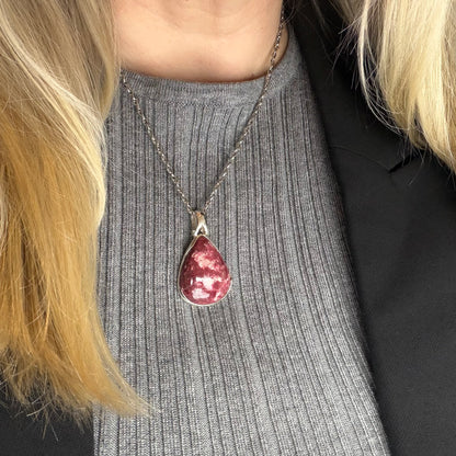 Ciondolo Thulite - Argento 925