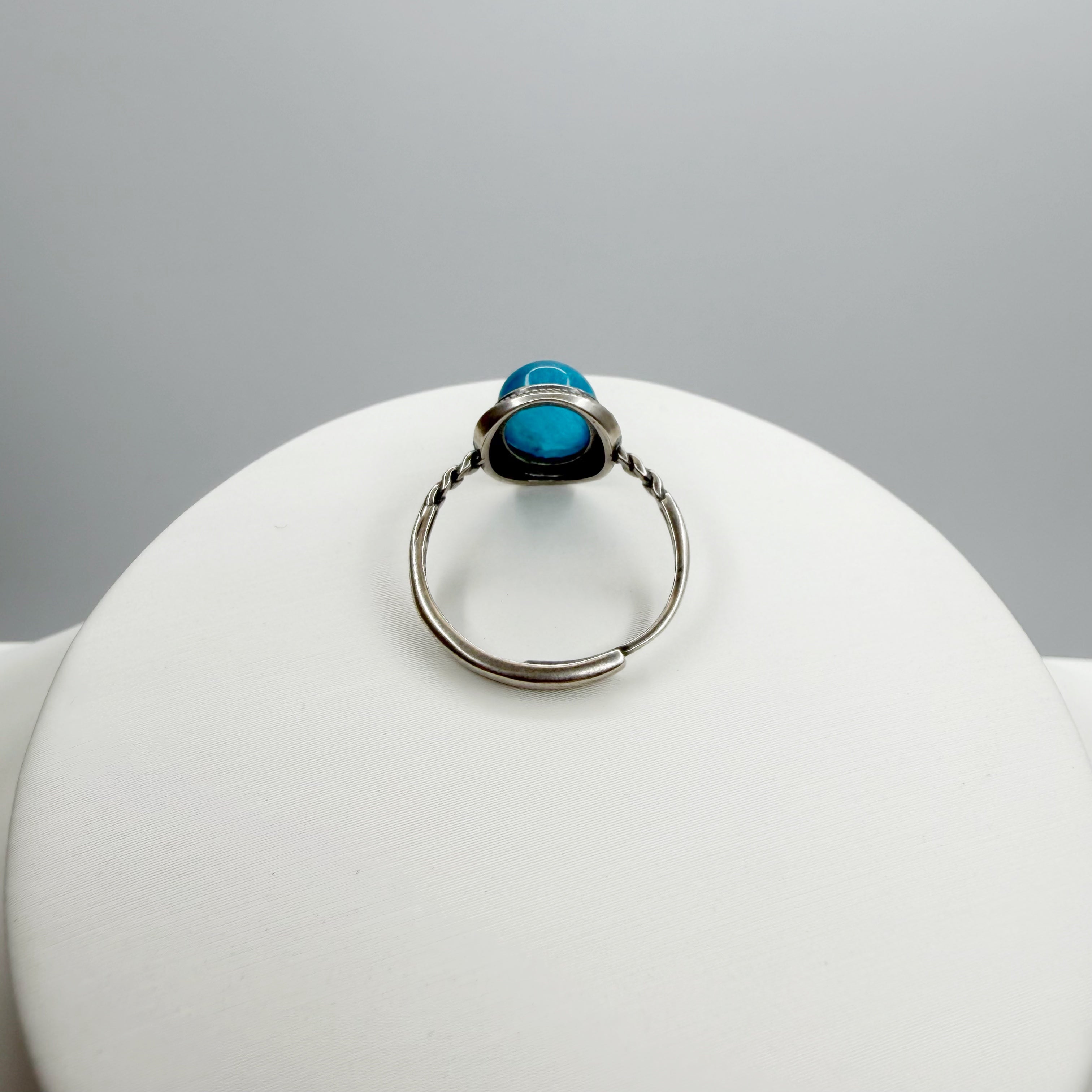 Anello Apatite Ovale - Argento 925