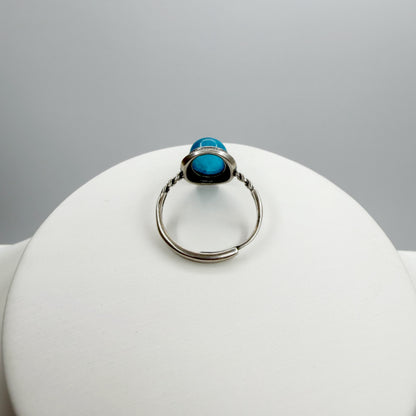 Anello Apatite Ovale - Argento 925