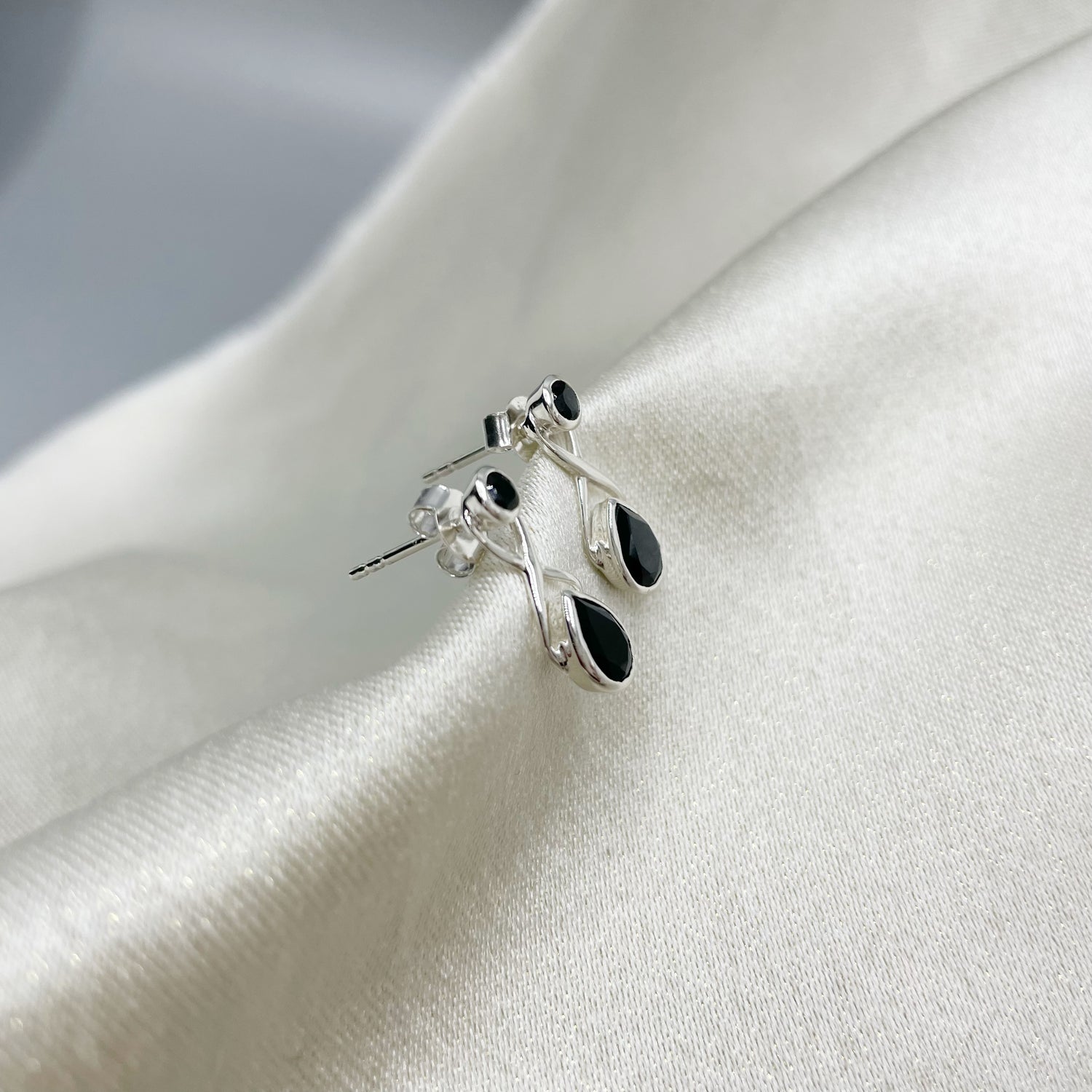 Orecchini Double Tormalina - Argento 925