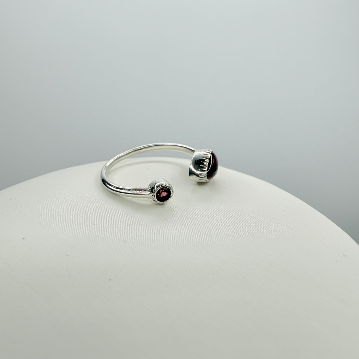 Anello Granato Argento 925