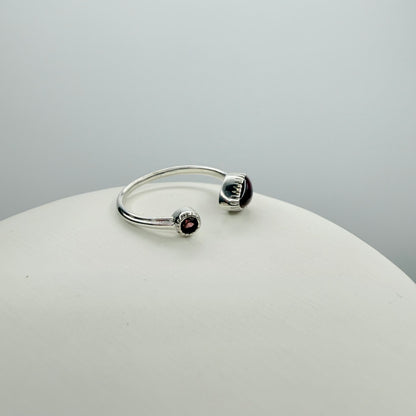 Anello Granato Argento 925