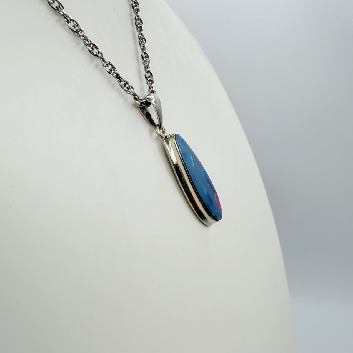 Ciondolo Opale Australiano e Argento 925