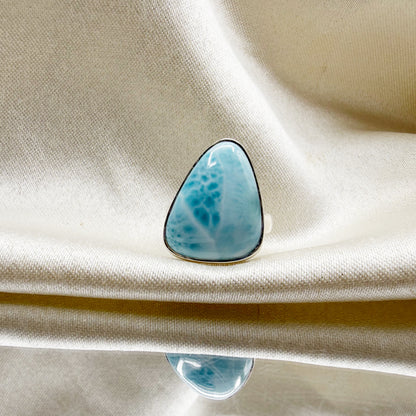 Anello Larimar Argento 925 - Triangolo