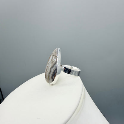 Anello Occhio di Shiva - Argento 925 - a goccia