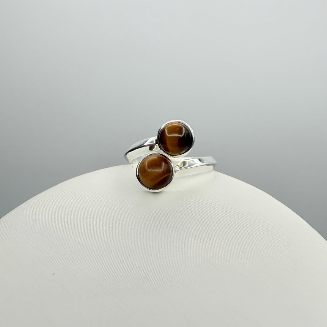 Anello Gemini Occhio di Tigre - Argento 925