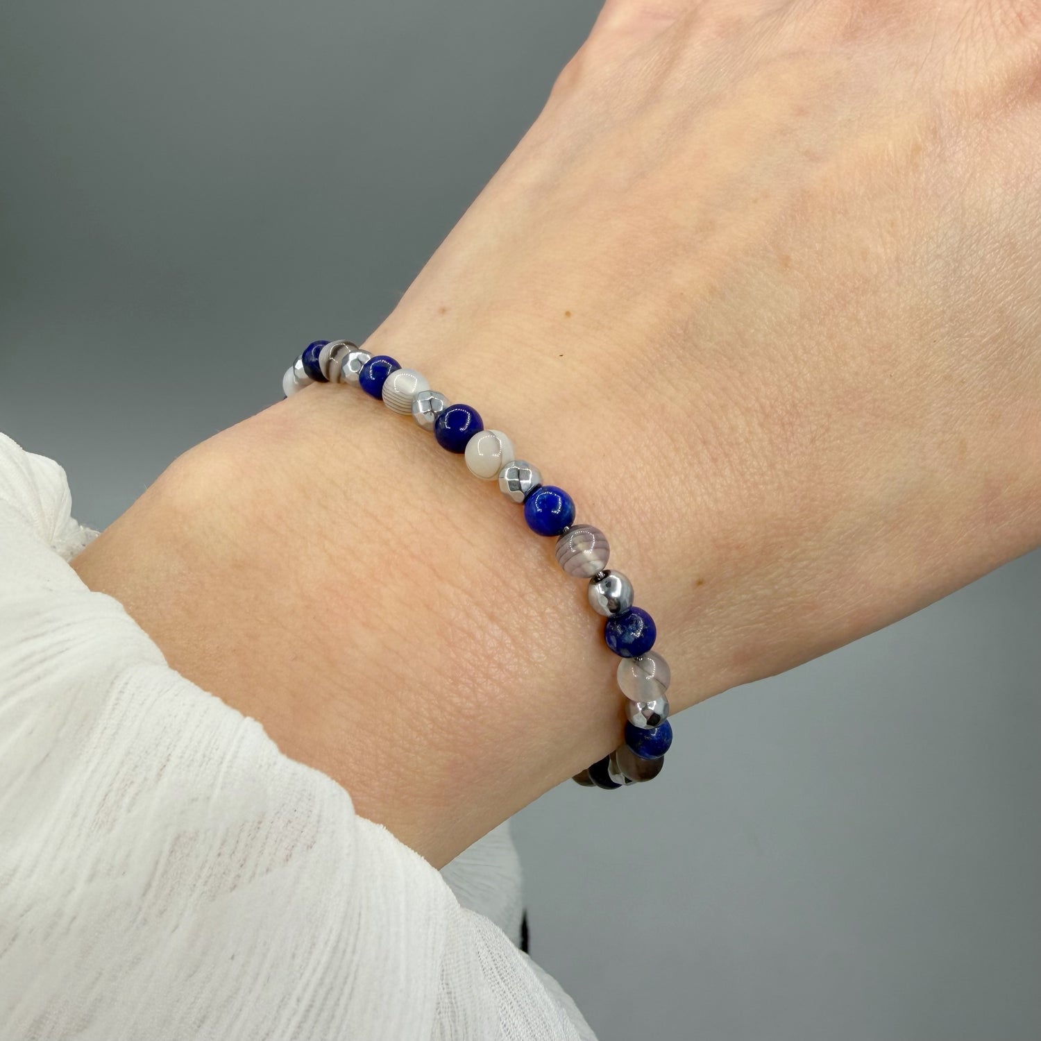 Bracciale Antidoto - Occhio di Shiva, Lapislazzuli, Ematite - LIMITED EDITION