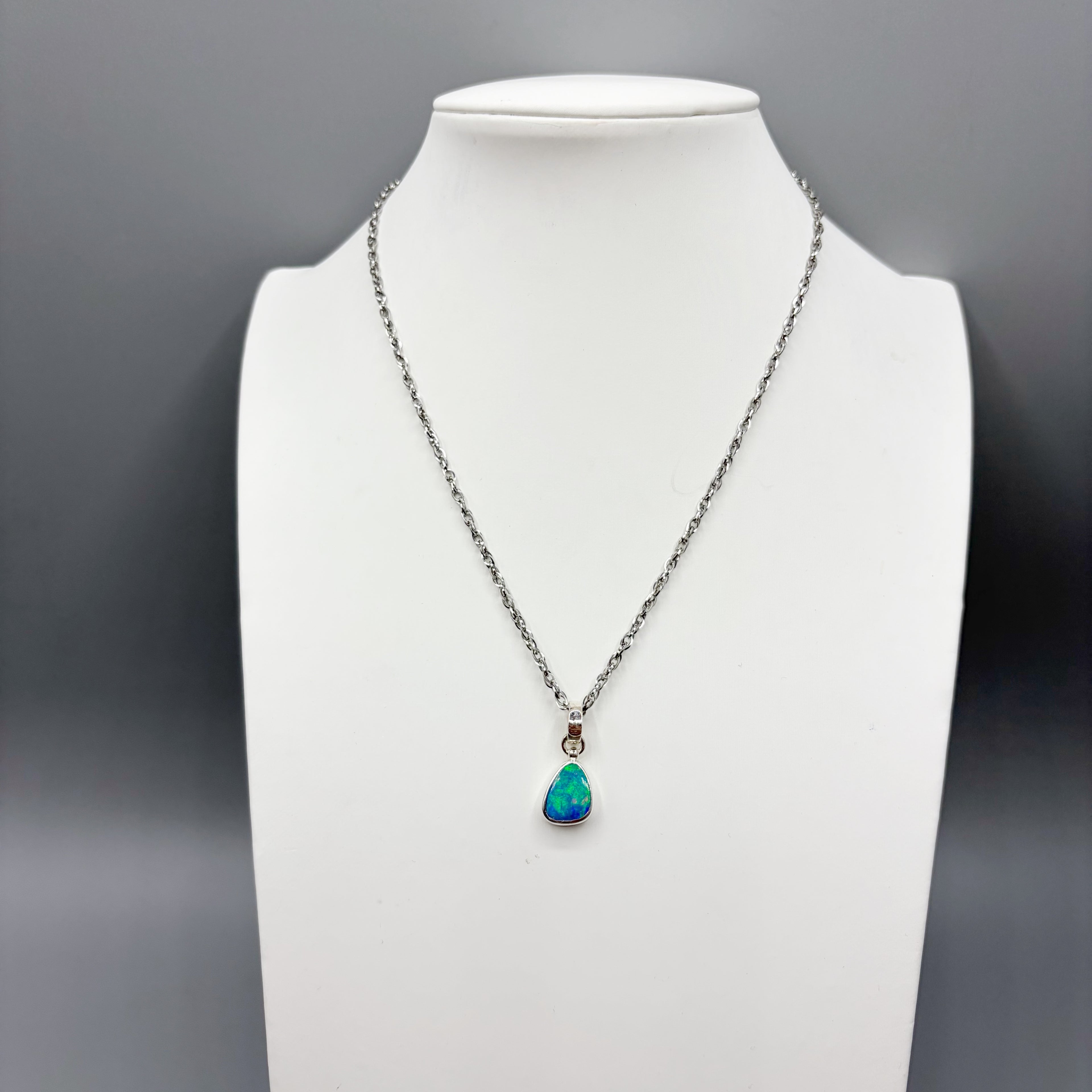 Ciondolo Opale Australiano - Argento 925