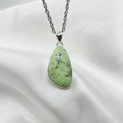 Ciondolo Crisoprasio Lemon - Argento 925