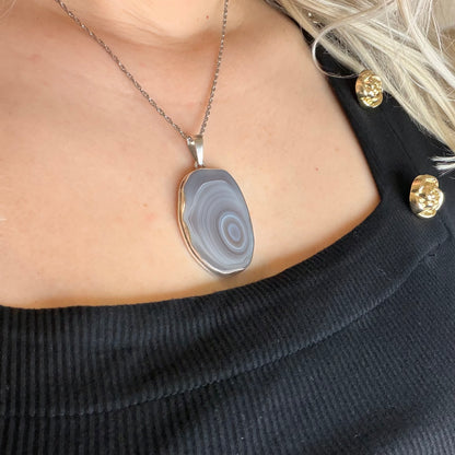 Ciondolo Occhio di Shiva Argento 925 - Irregolare