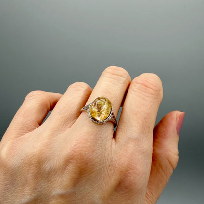 Anello Quarzo Garden e Argento 925 - Chiaro o Scuro