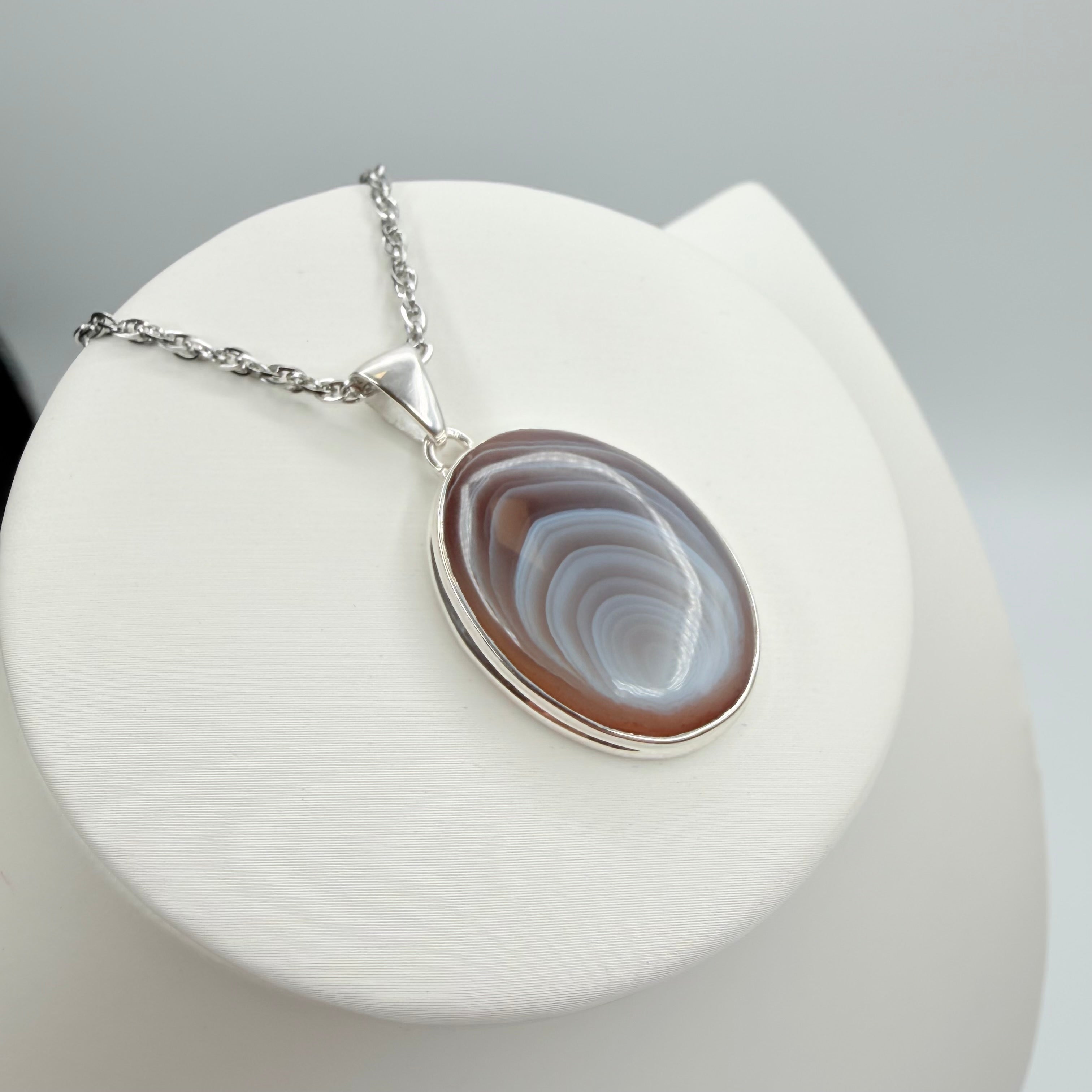 Ciondolo Occhio di Shiva Argento 925 - Ovale