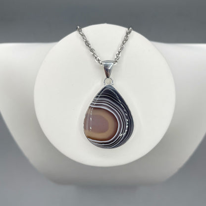 Ciondolo Occhio di Shiva a Goccia - Argento 925