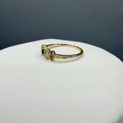Anello Ritual | Argento 925 placcato oro 14k - NON REGOLABILE