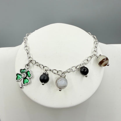 Bracciale Sigillo Protettivo - Occhio di Shiva, Shungite, Ossidiana | LIMITED EDITION