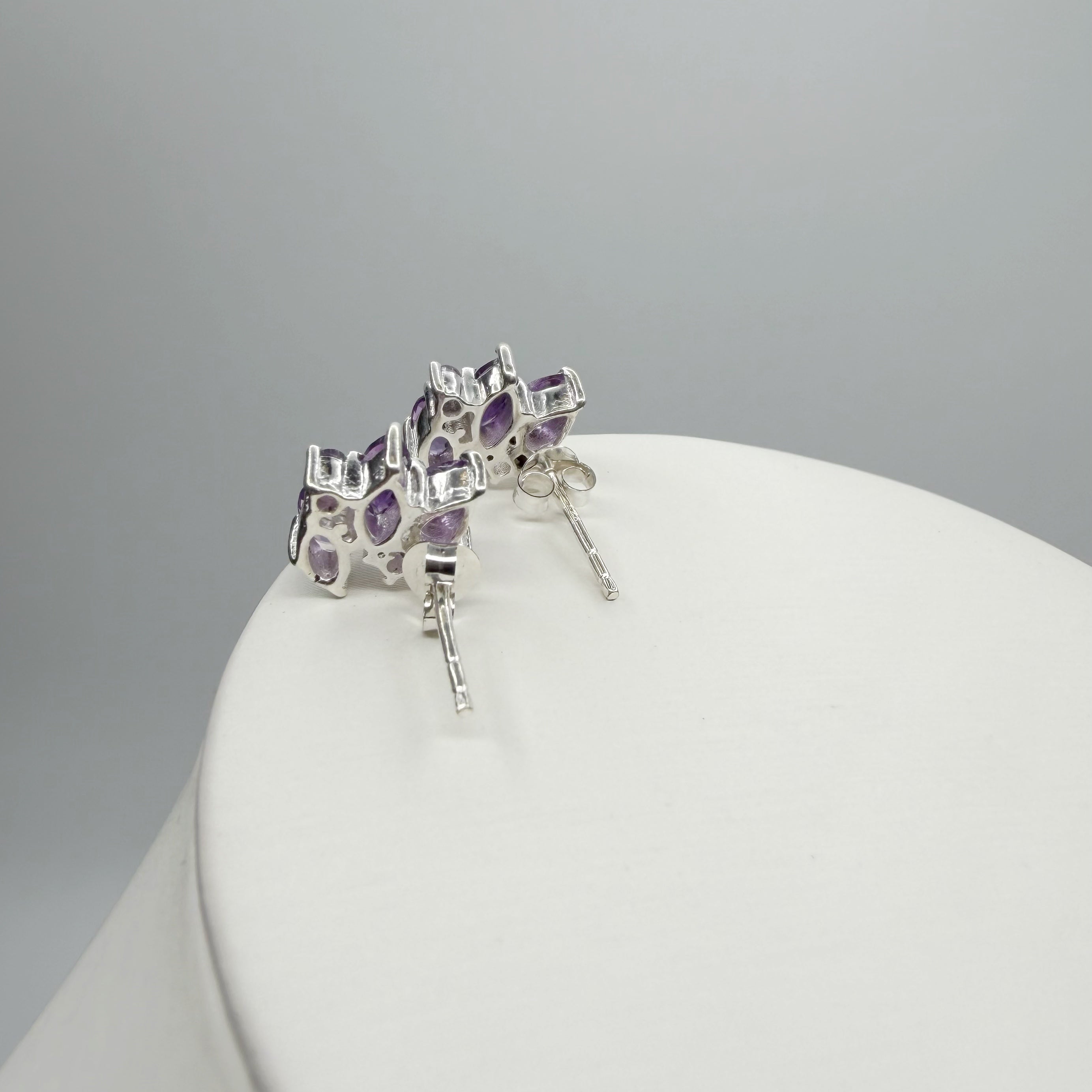 Orecchini a Lobo Ametista - Argento 925