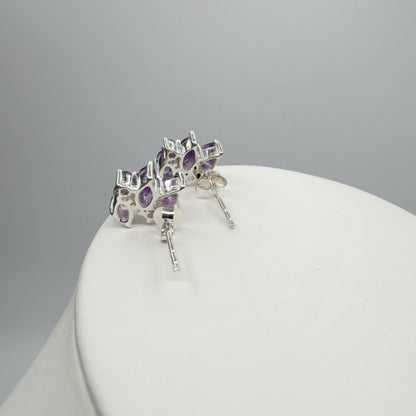Orecchini a Lobo Ametista - Argento 925