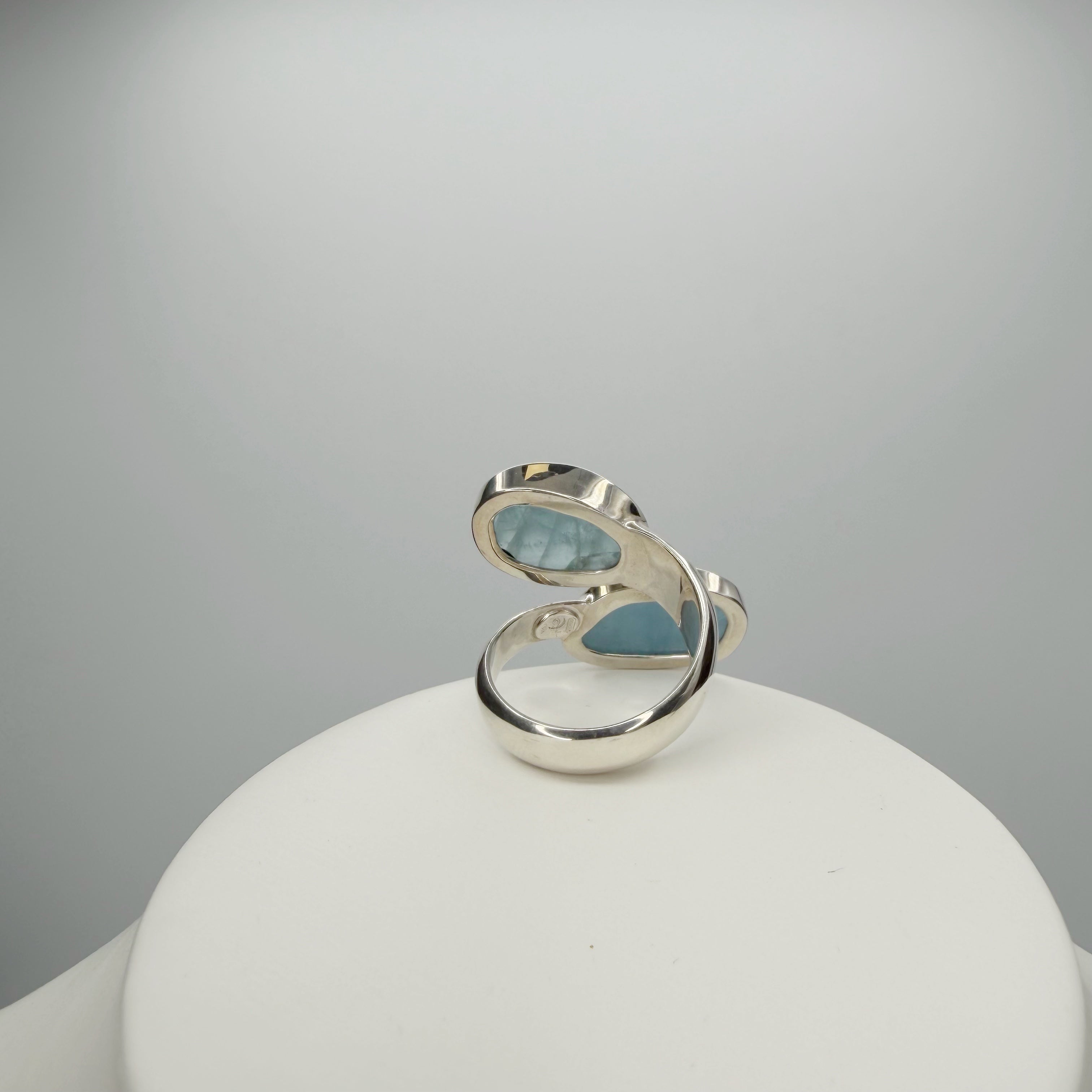 Anello Acquamarina e Argento 925