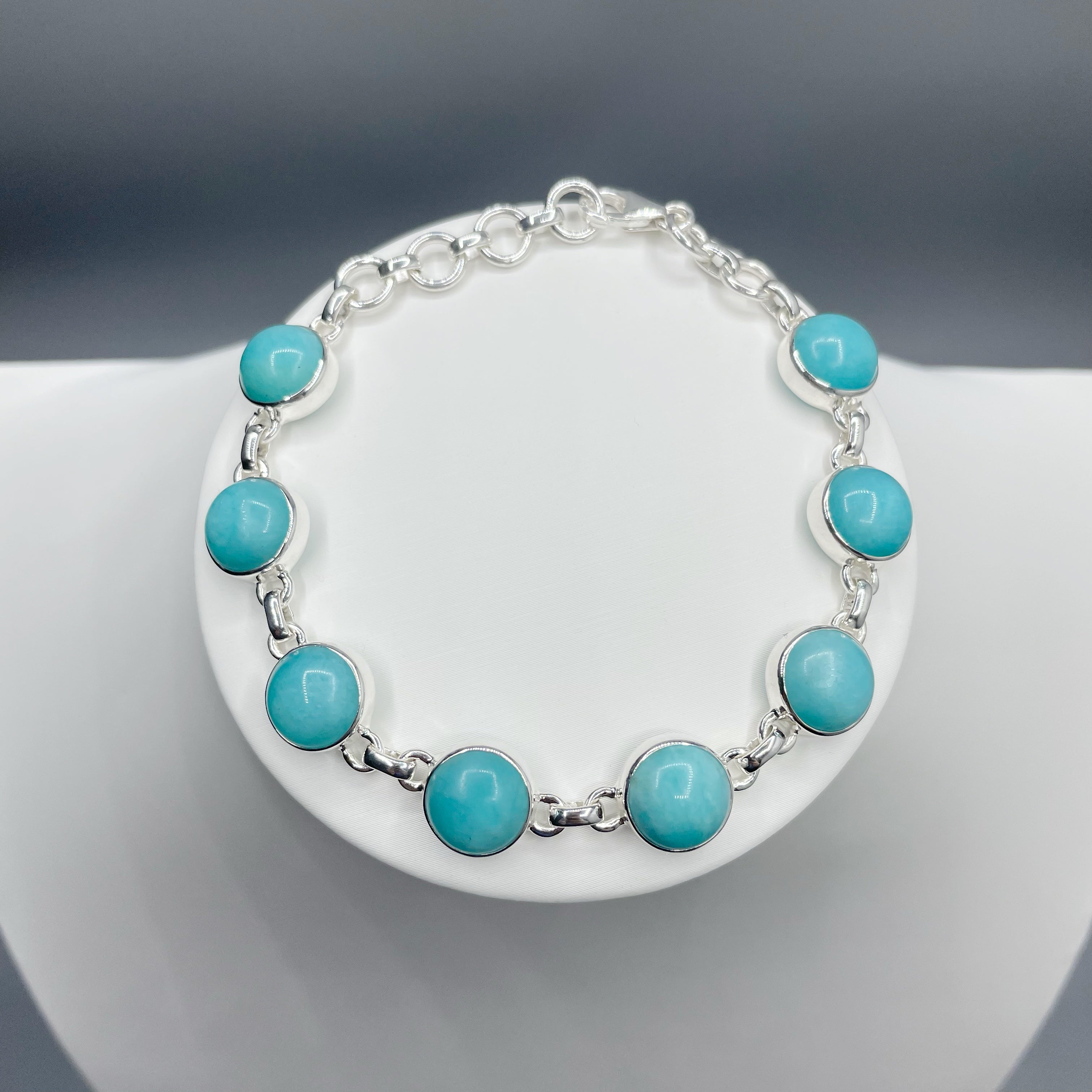 Bracciale Amazzonite e Argento 925