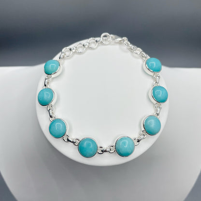 Bracciale Amazzonite e Argento 925