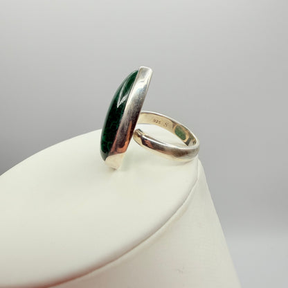 Anello Malachite Argento 925