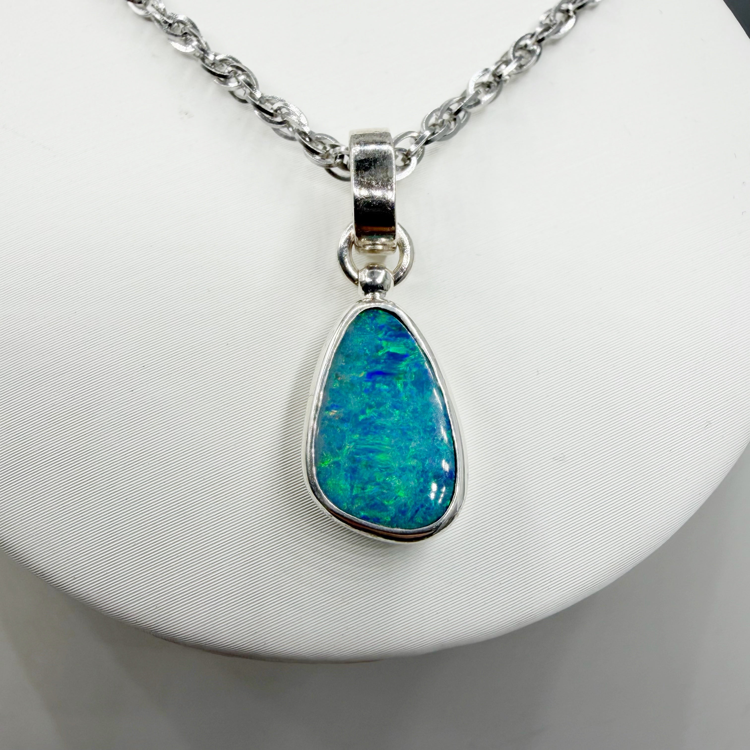 Ciondolo Opale Australiano - Argento 925