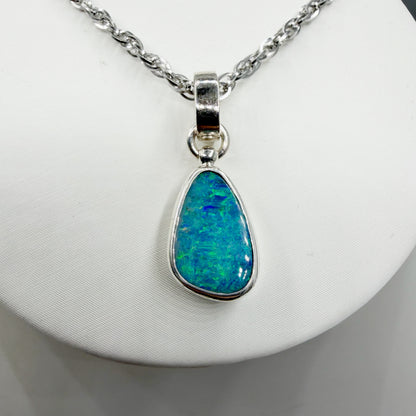 Ciondolo Opale Australiano - Argento 925