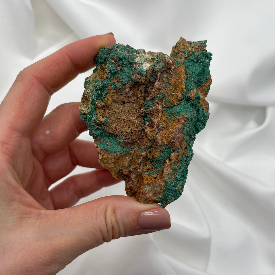 Malachite su Matrice