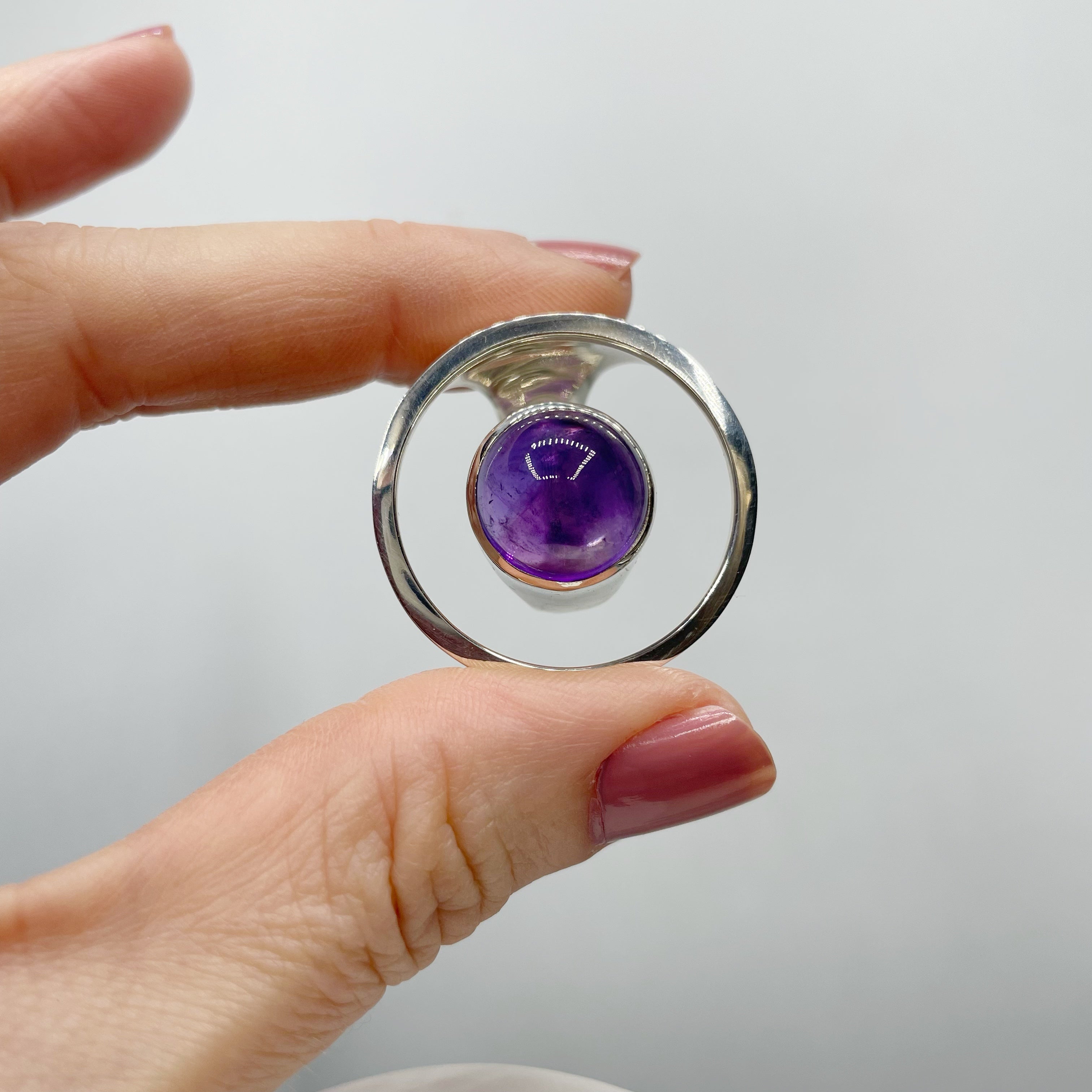 Anello Essential Ametista e Argento 925