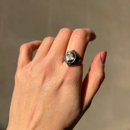 Anello Prasiolite e Argento 925 - Decor