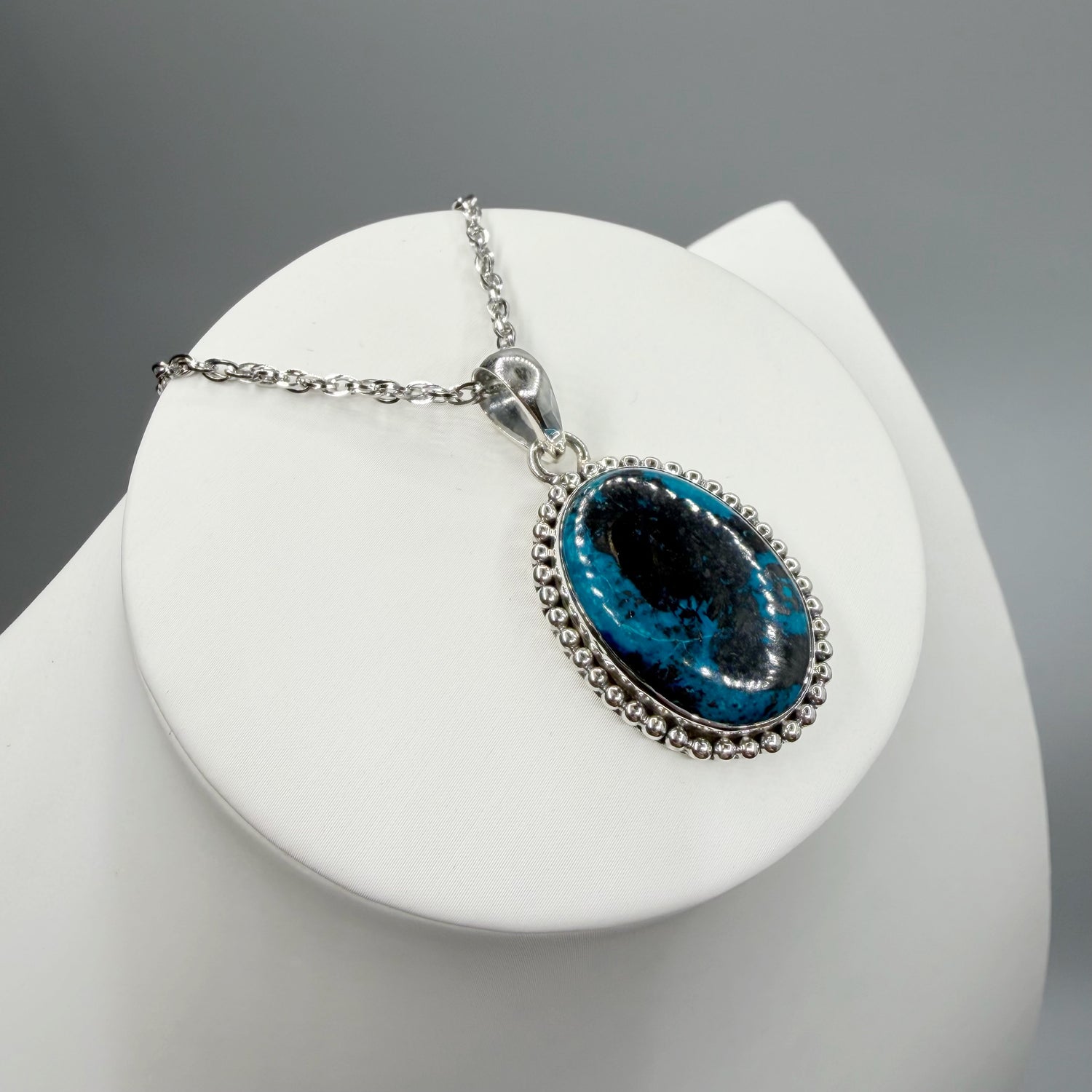 Ciondolo Shattuckite e Argento 925