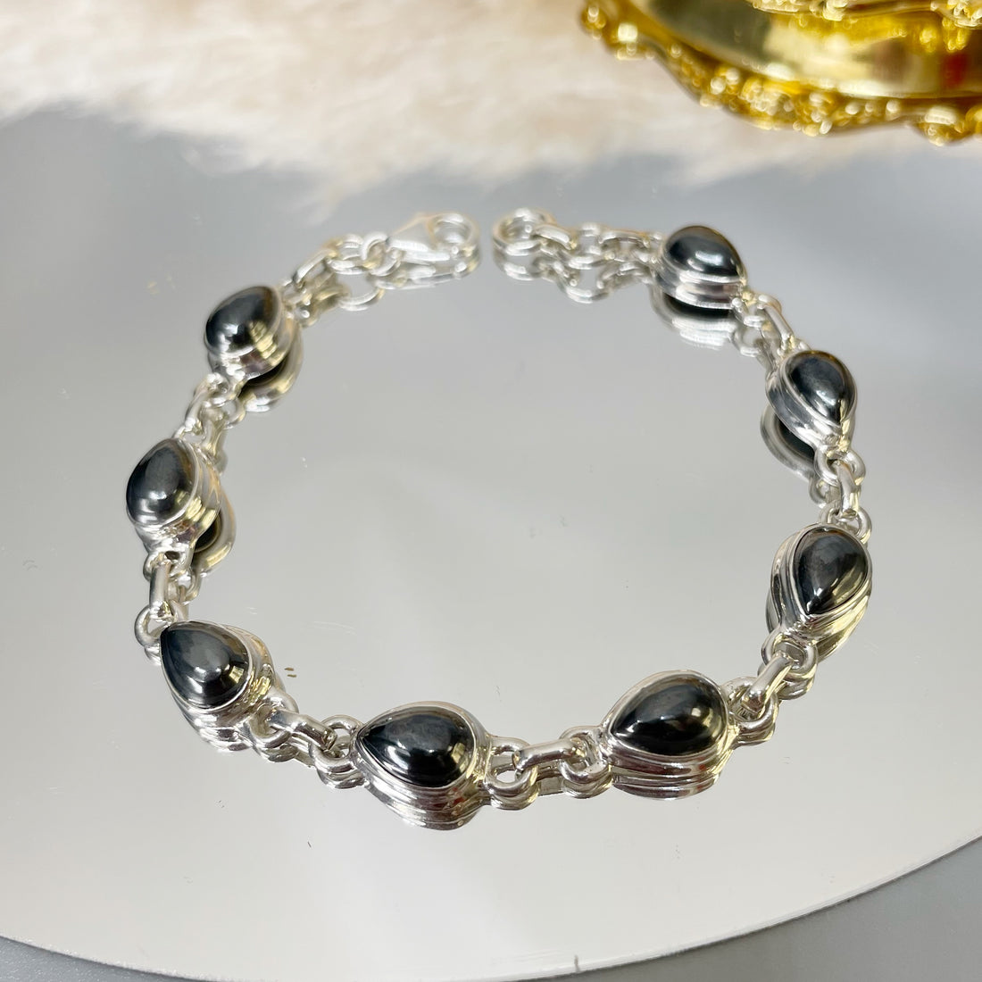 Bracciale Ematite - Argento 925