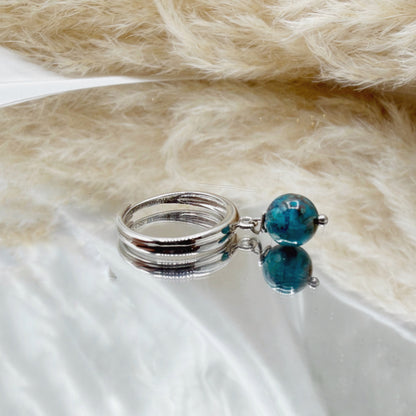 Anello Atlas Crisocolla - Argento 925